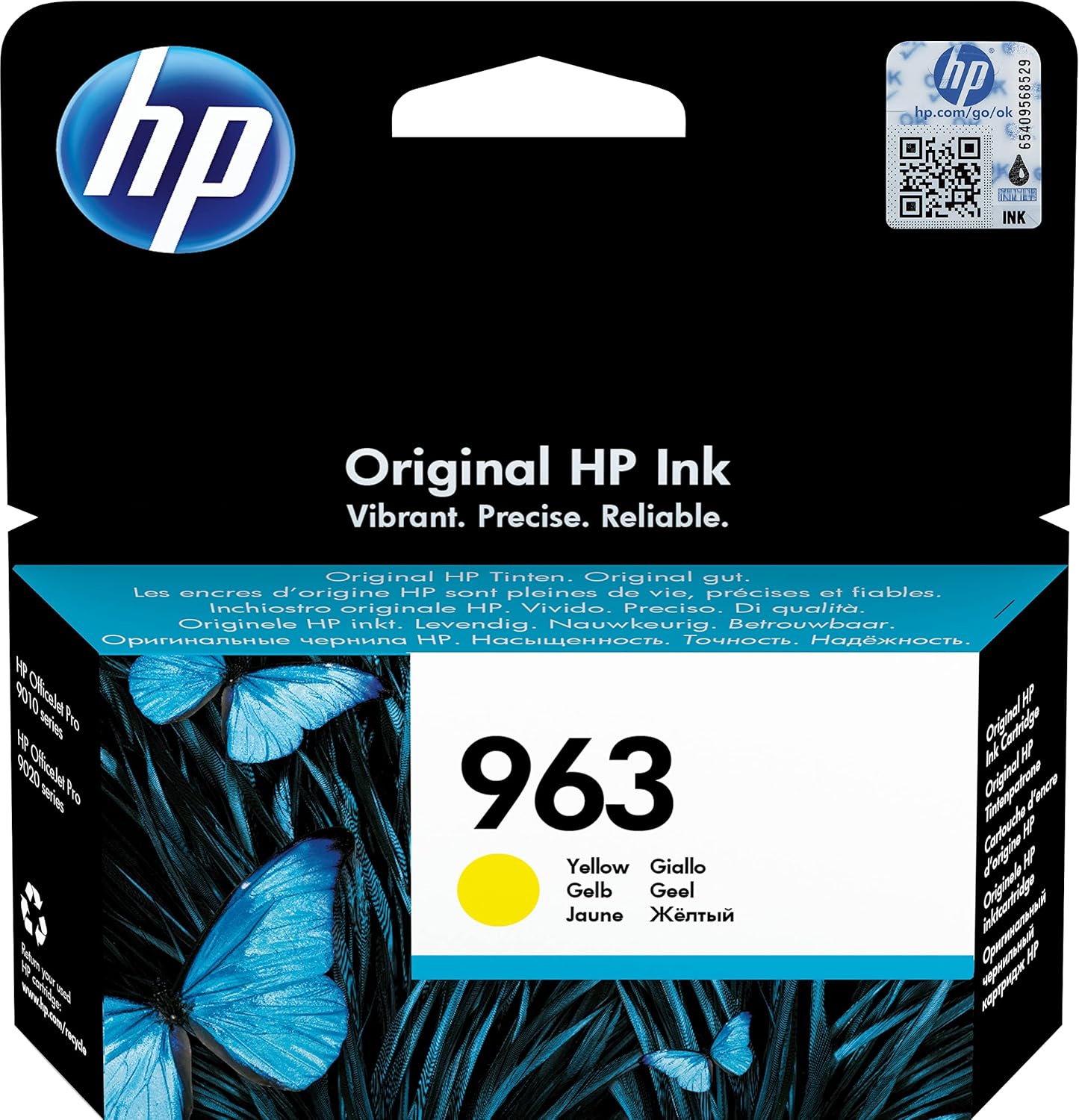 Buy 3JA25AE HP 963 Yellow Original Ink Cartridge