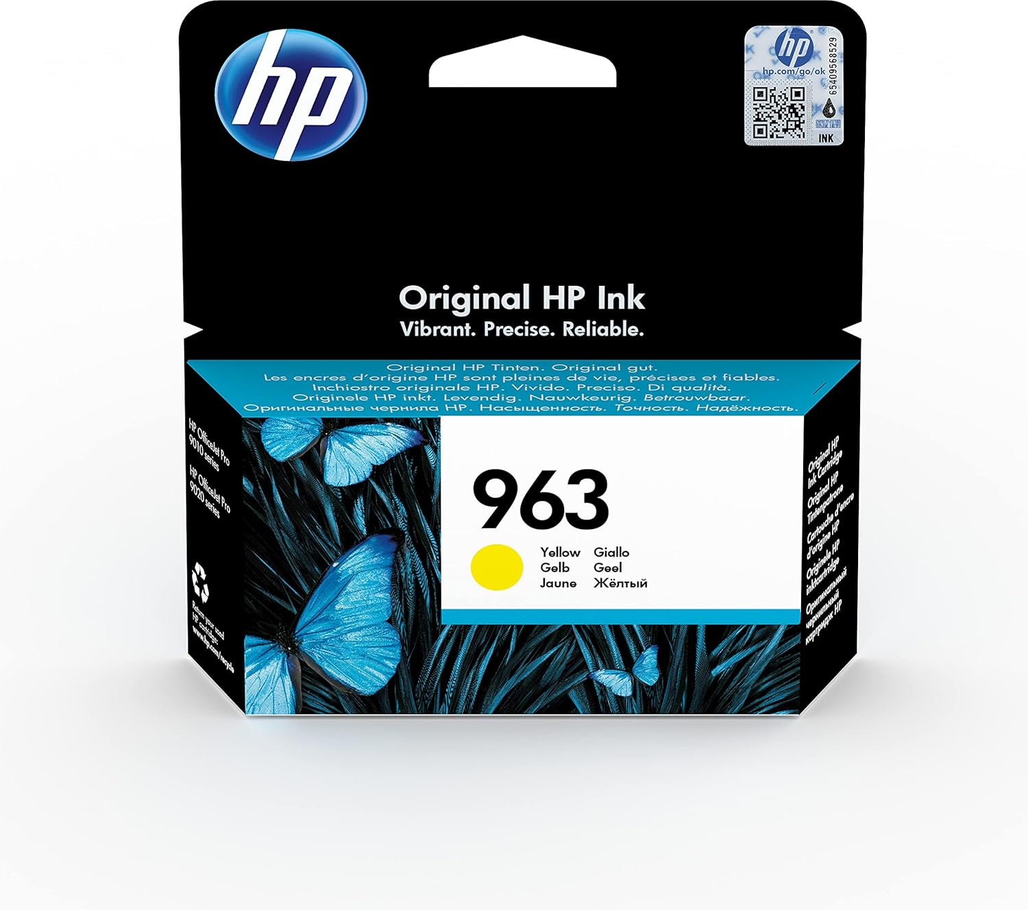 Buy 3JA25AE HP 963 Yellow Original Ink Cartridge