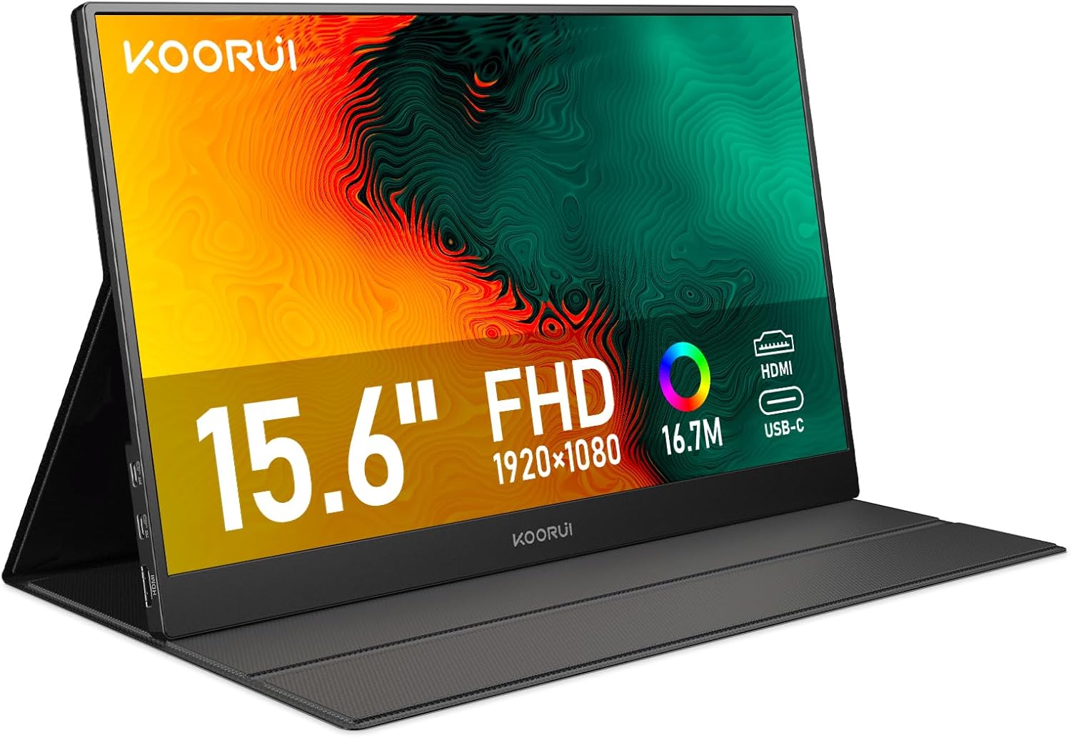 Buy KOORUI 15.6 Inch Portable Monitor, FHD IPS Portable Monitor E1511A