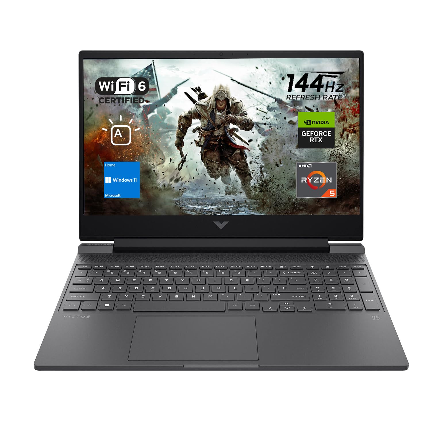 Buy HP Victus 15-fb1013dx Gaming Laptop, AMD Ryzen 5 7535HS