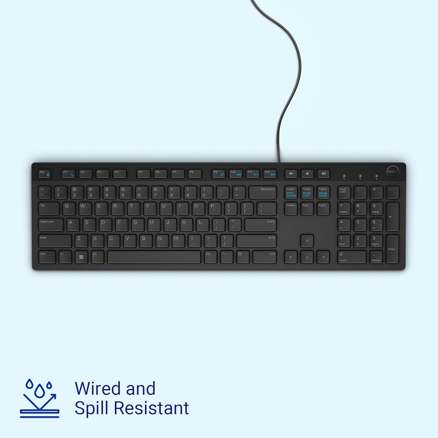 Buy Dell Multimedia Keyboard-KB216 - Arabic (QWERTY) - Black KB216-VPN-580-ADGW