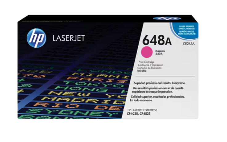 Buy CE263A HP 648A Magenta Original LaserJet Toner Cartridge