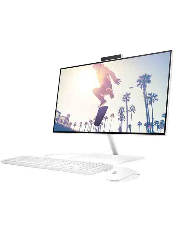 Buy HP AIO 24-cb1023nh i5-1235U 8GB/512GBSSD/23.8FHD-TCH/DOS/WHITE/ENG