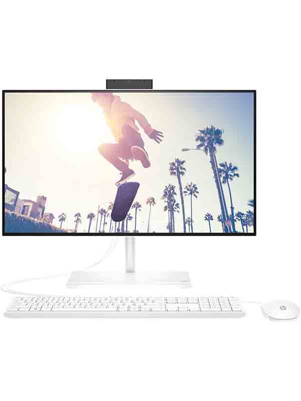 Buy HP AIO 24-cb1023nh i5-1235U 8GB/512GBSSD/23.8FHD-TCH/DOS/WHITE/ENG