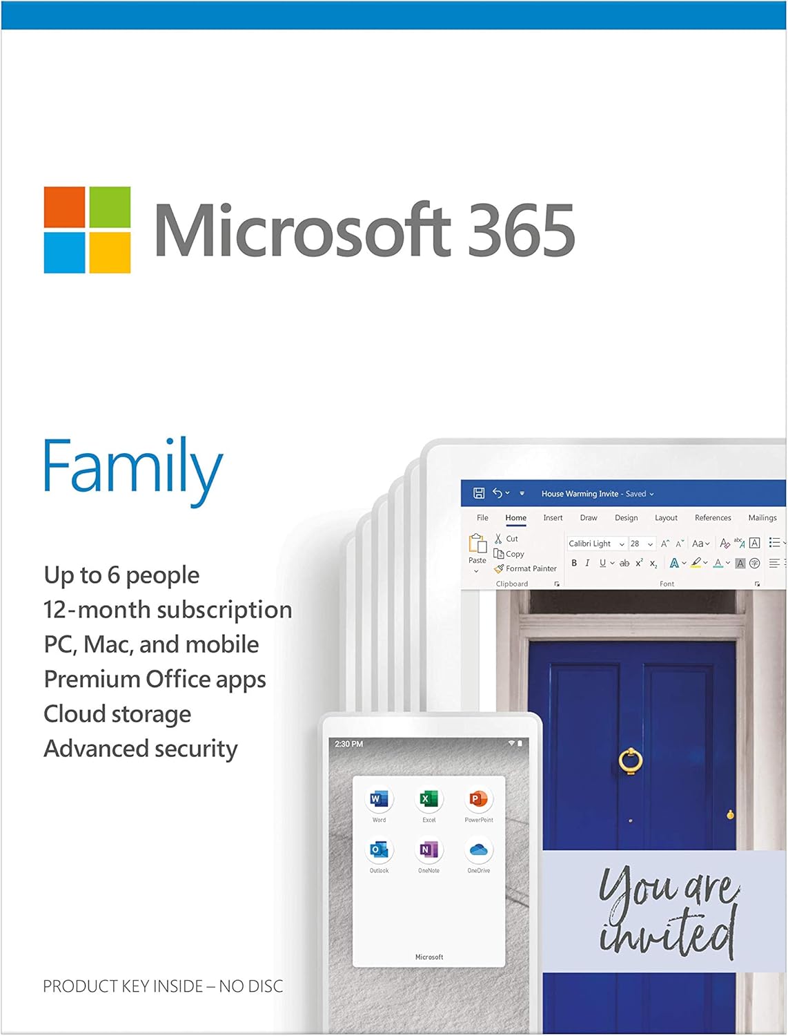Buy 6GQ-01172 Microsoft®365 Family Mac/Win English Subscription