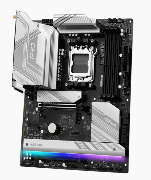 Buy ASRock AMD B850 Pro RS WiFi AM5 DDR5 PCIe 5.0 ATX Motherboard 90-MXBQL0-A0UAYZ6