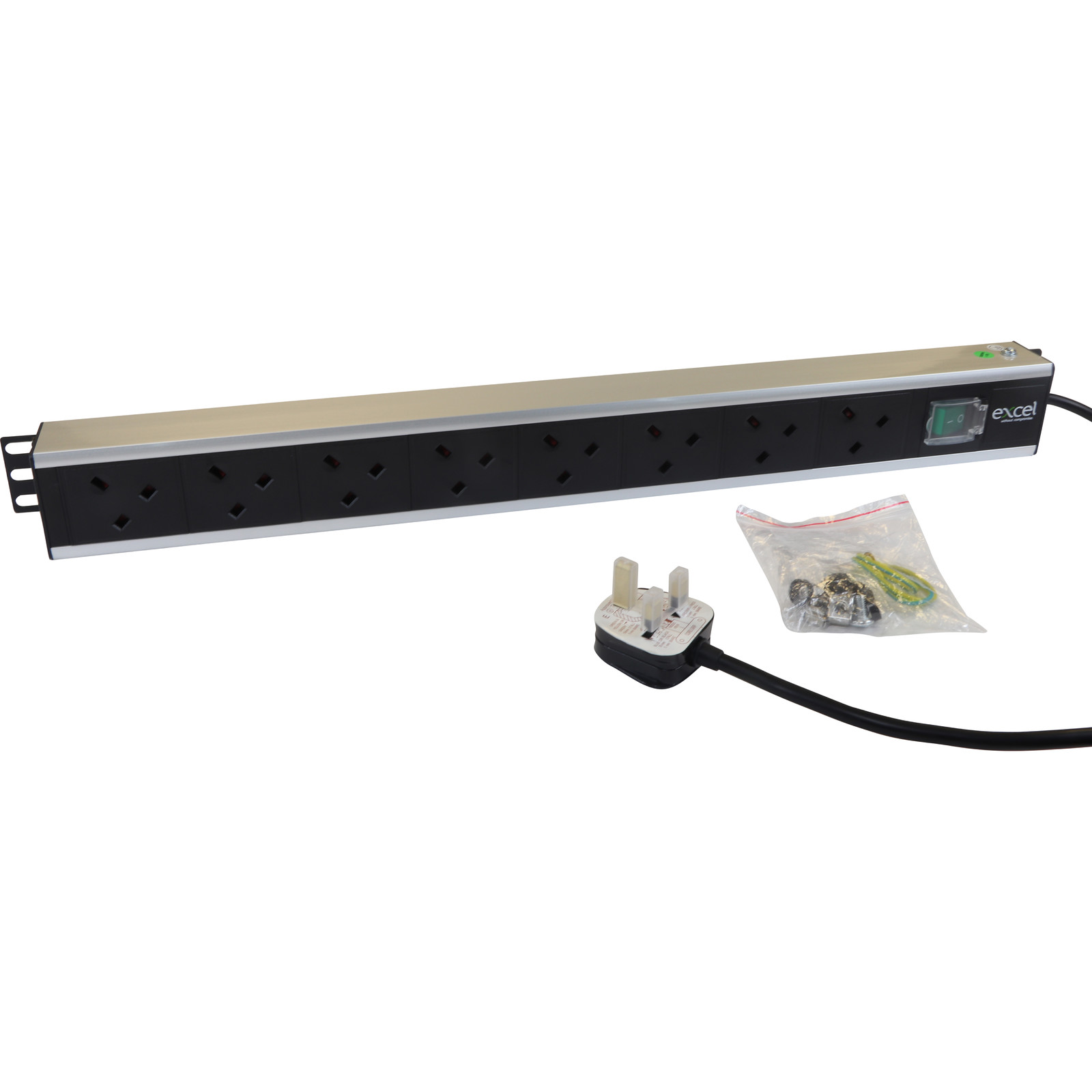 Buy D13-8-EXL EXCEL POWER STRIP 8WY VERTICAL