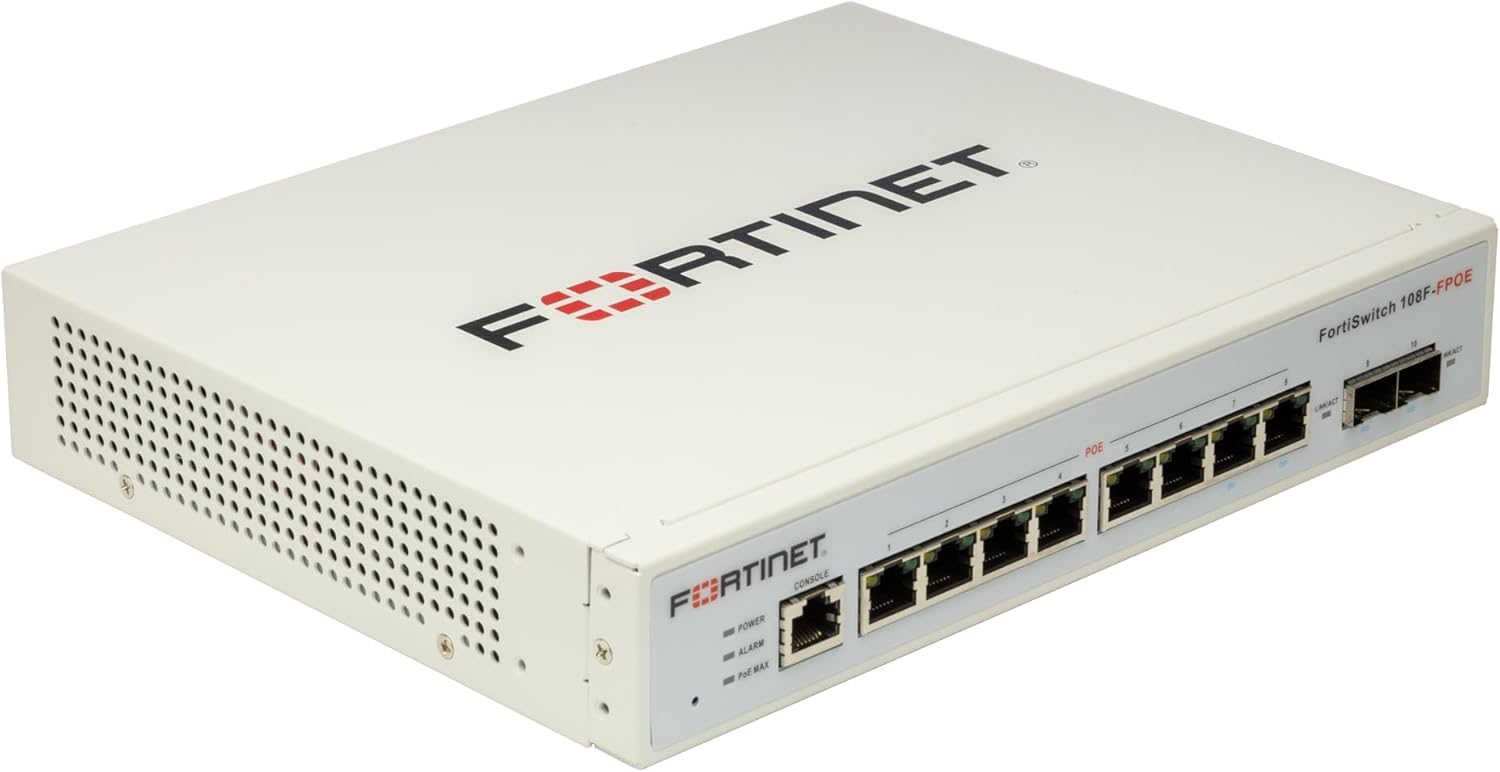 Buy Fortinet FortiSwitch 108F-FPOE - switch - 8 ports - managed - rack-mountable