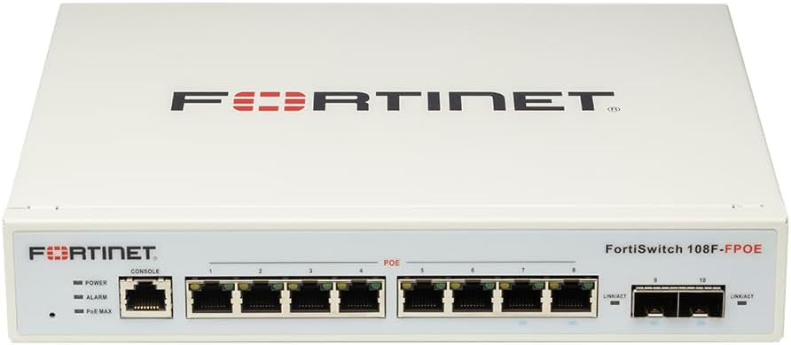 Buy Fortinet FortiSwitch 108F-FPOE - switch - 8 ports - managed - rack-mountable