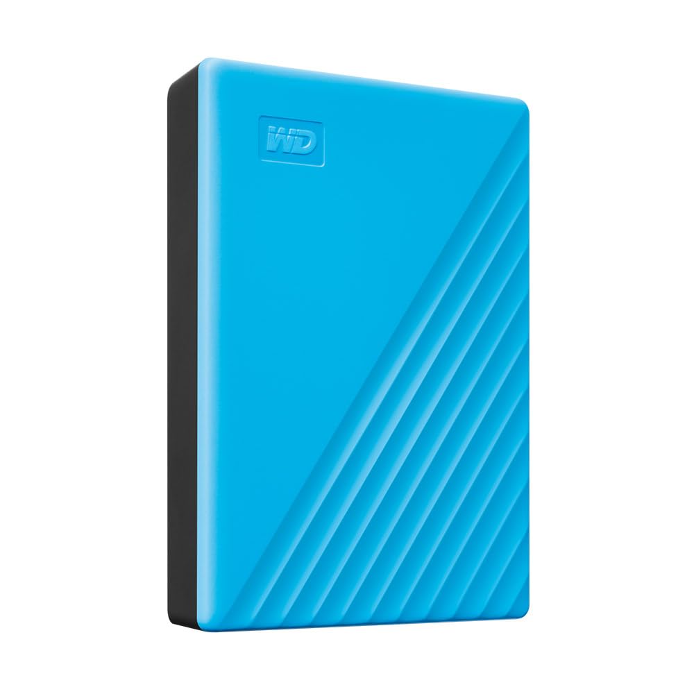 Buy WD 4TB My Passport Portable External Hard Drive-USB.3.0- (BLUE) WDBPKJ0040BBL-WESN