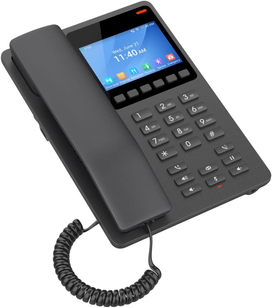 Buy Grandstream Compact Hotel Phone with Color LCD Screen GHP631W