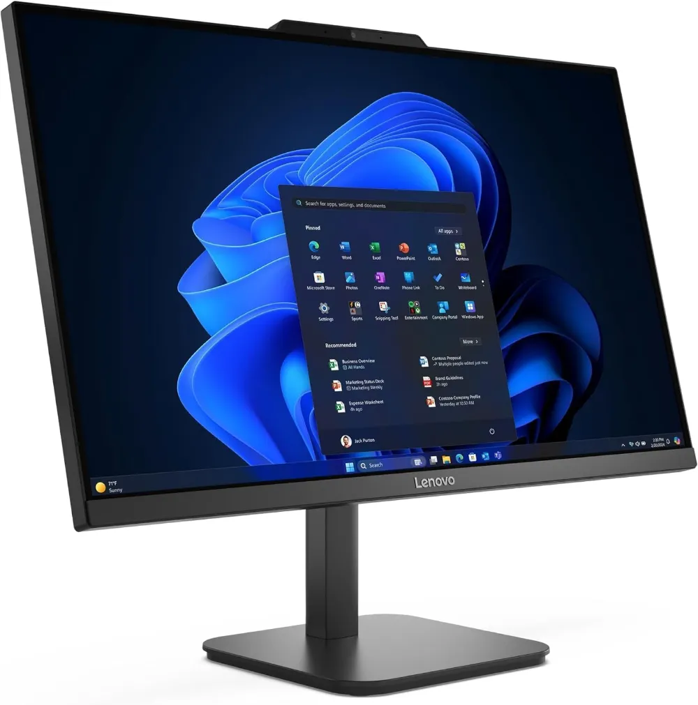 Buy Lenovo V100 13JA001ESA All-in-One PC Intel N100 8GB RAM 512GB SSD DOS 24-inch