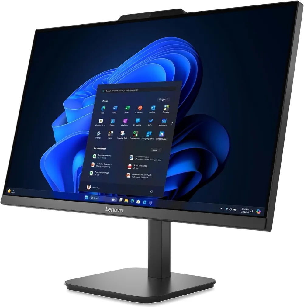 Buy Lenovo V100 13JA001ESA All-in-One PC Intel N100 8GB RAM 512GB SSD DOS 24-inch