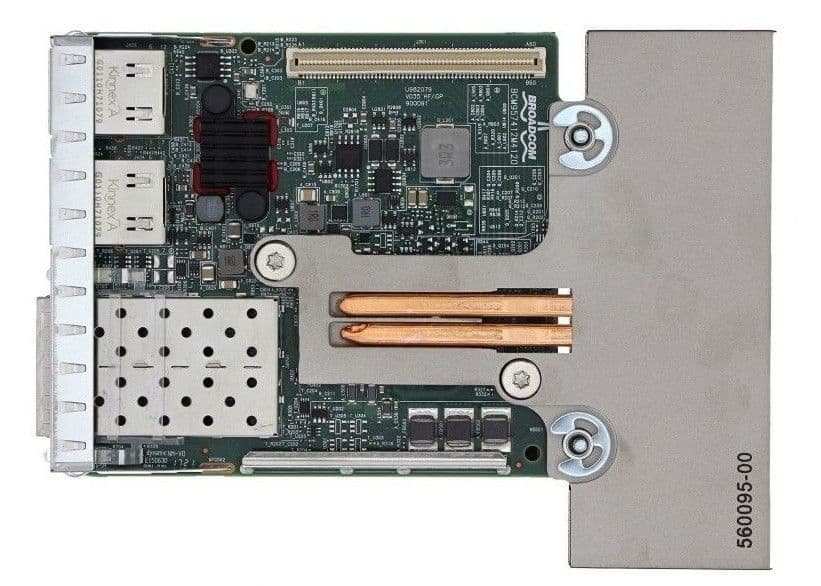 Buy NWMNX Dell Broadcom 57412 Quad Port 2 x 1GB RJ-45 / 2 x 10GB SFP+ Network Card