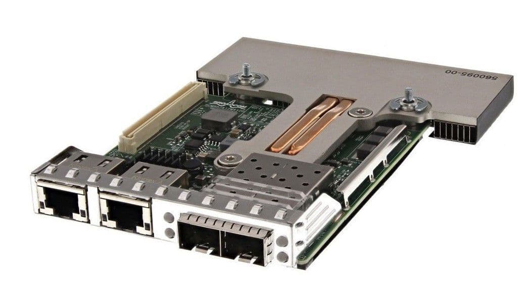 Buy NWMNX Dell Broadcom 57412 Quad Port 2 x 1GB RJ-45 / 2 x 10GB SFP+ Network Card