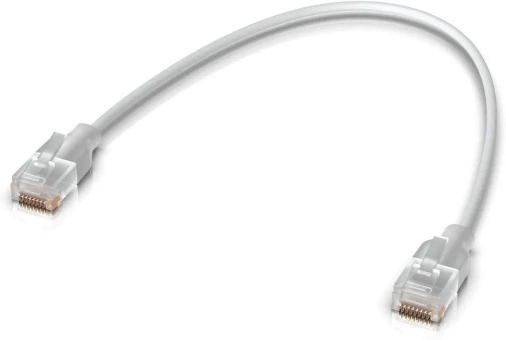 Buy Ubiquiti networking cable Translucent UACC-Cable-Patch-EL-0.15M-W