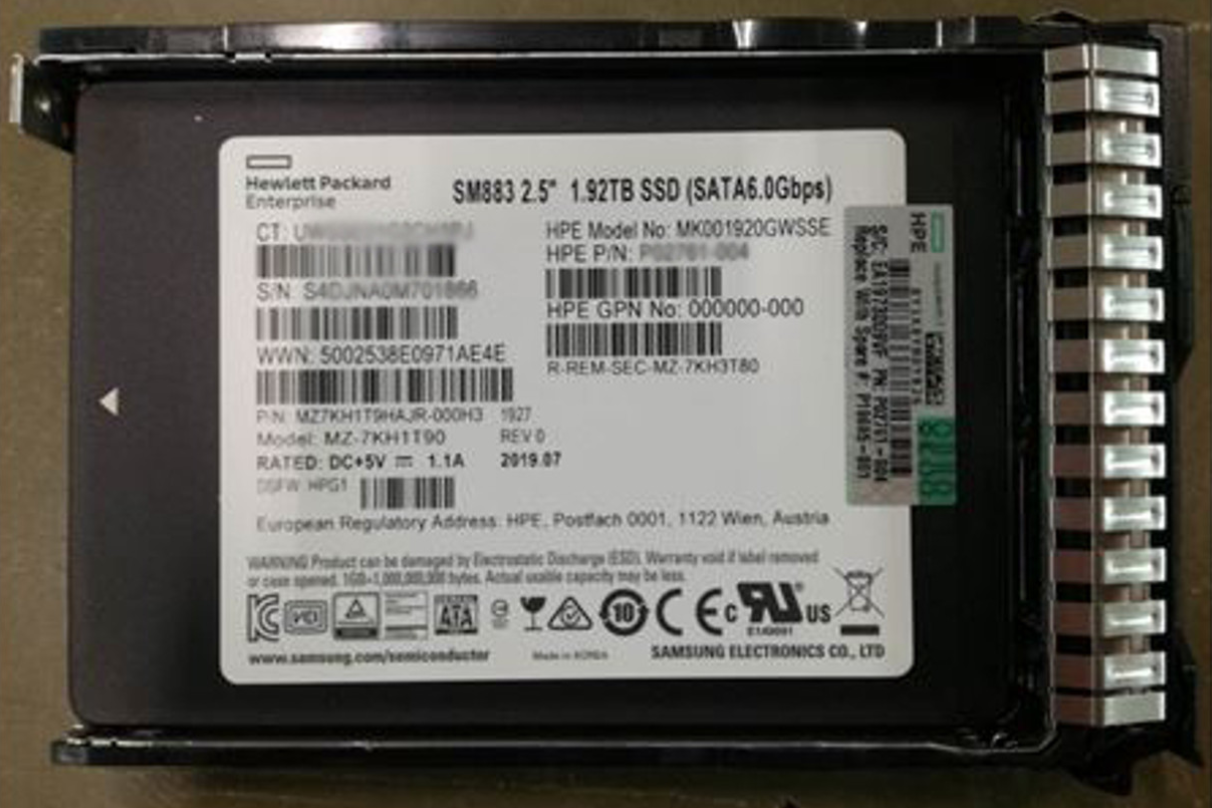 Buy P18436-B21 HP G8-G10 1.92-TB 2.5 SATA 6G MU SSD