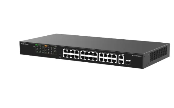 Buy Ruijie 24-Port 10/100 Mbps with 2-Port Gigabit Unmanaged PoE Switch RG-ES126FGS-LP