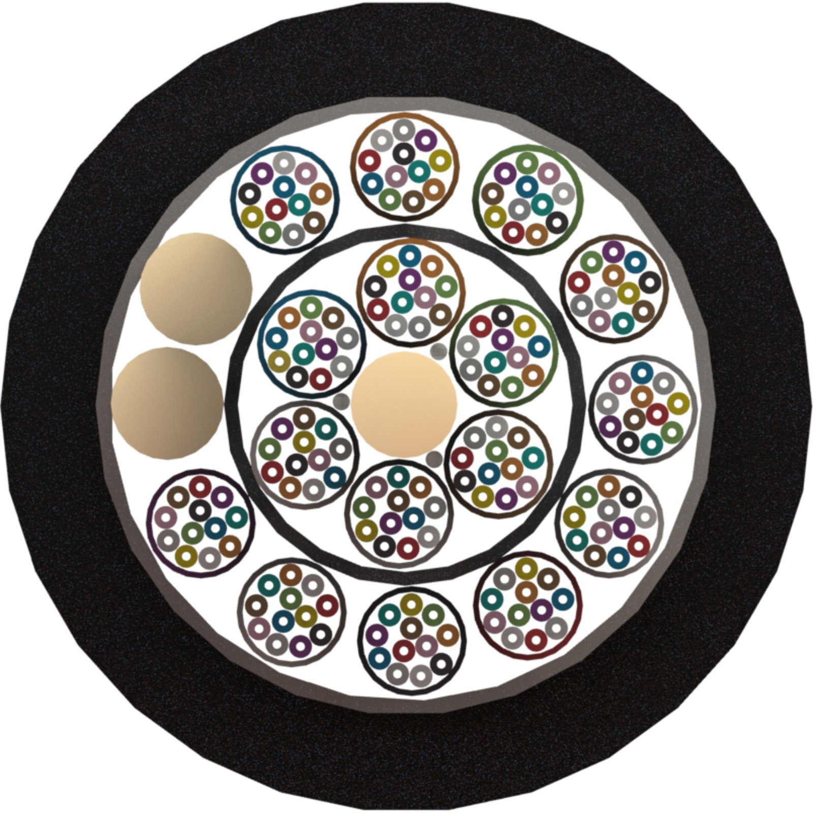 Buy 330-288  Enbeam Multi Loose Tube External OS2 SM G652D Fibre Cable - 288-core