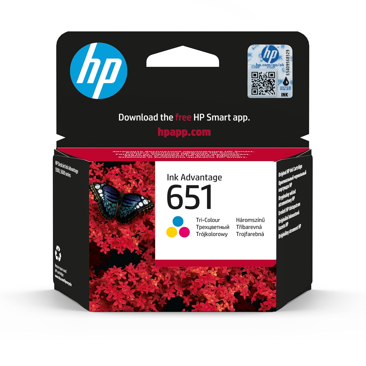C2P11AE HP 651 Tri-color Original Ink Advantage Cartridge