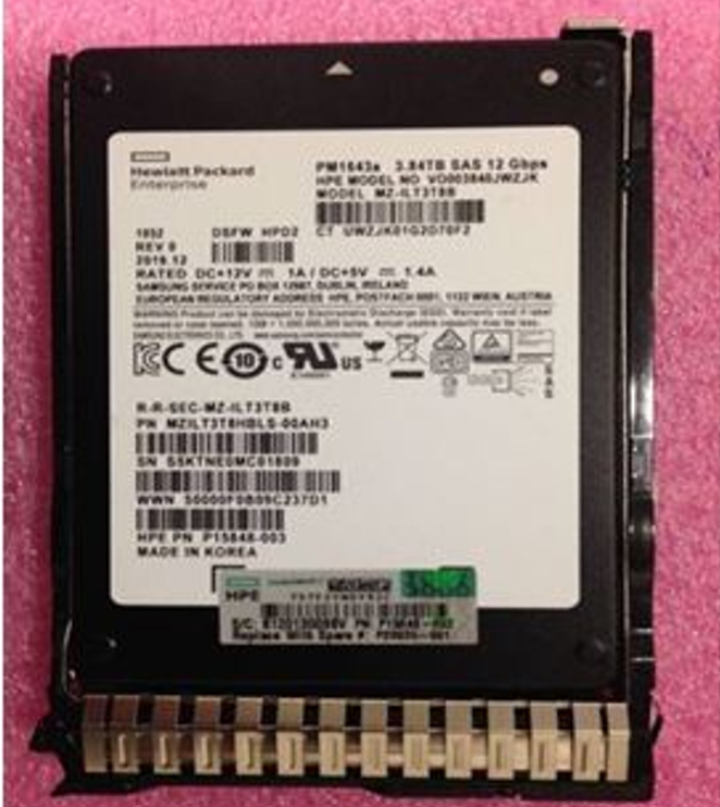 Buy P19907-B21 HP G8-G10 3.84-TB 2.5 SAS 12G RI DS PM1643a SSD