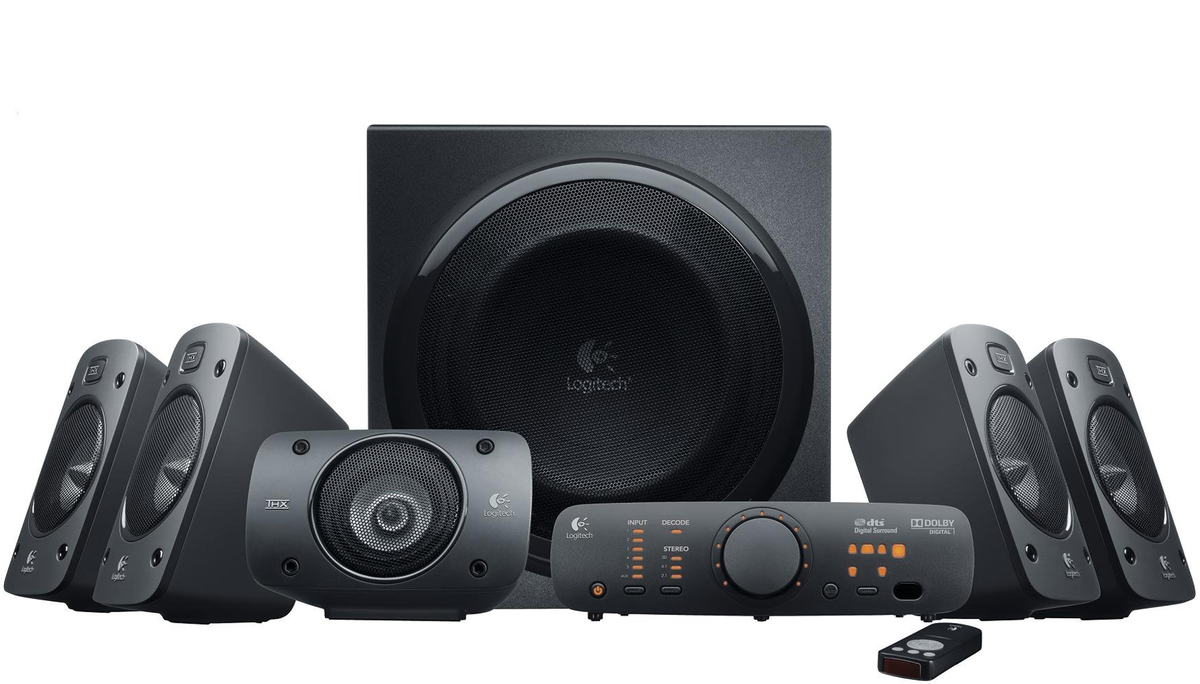 Buy Logitech Speaker - Z906 5.1 With SubWoofer 1000W THX & Dolby (Black) 980-000469