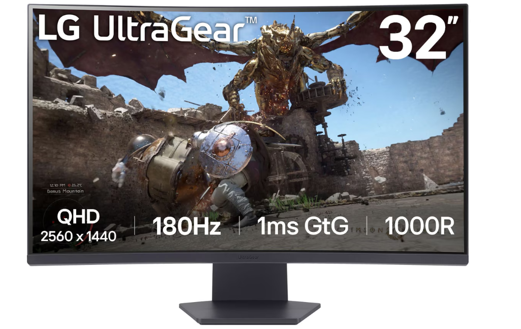 Buy 32GS60QC-B.AMAQ  LCD Monitor 32 (OS, WIDE)  Curved Gaming Monitor