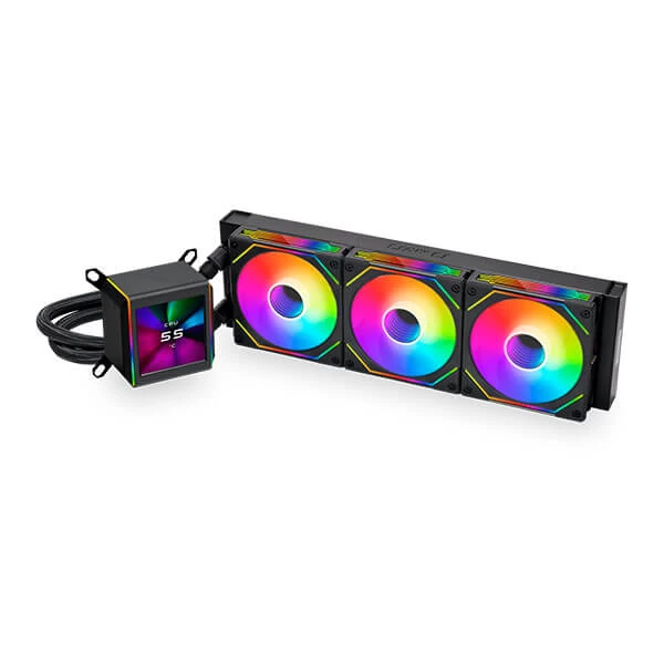 Buy G89.GA2ALCD36INB.00 LIAN LI GALAHAD II LCD 360 UNI FAN SL-INF Black GA II 360mm liquid CPU cooler