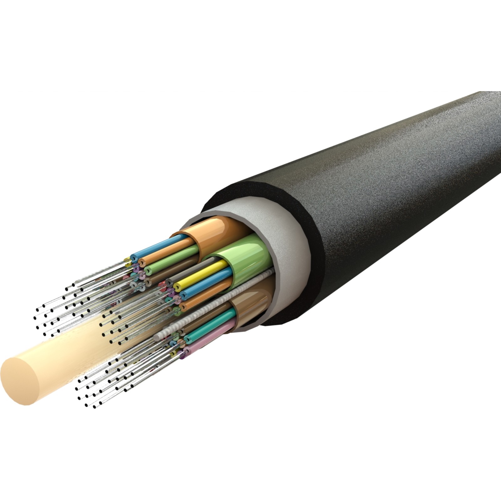 Buy 330-072  Enbeam Multi Loose Tube External OS2 SM G652D Fibre Cable - 72-core