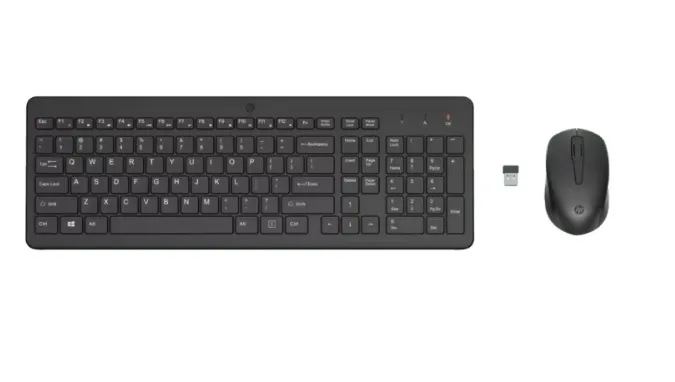HP 330 Wireless Keyboard Mouse Combo 2V9E6AA#ABB Black