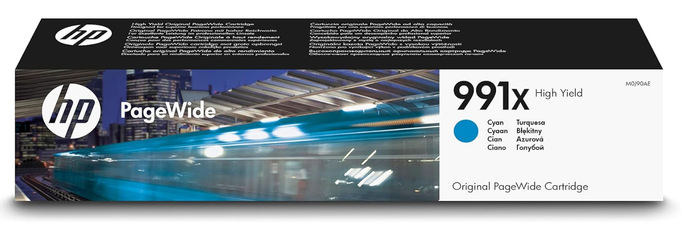 Buy M0J90AE HP 991X High Yield Cyan Original PageWide Cartridge