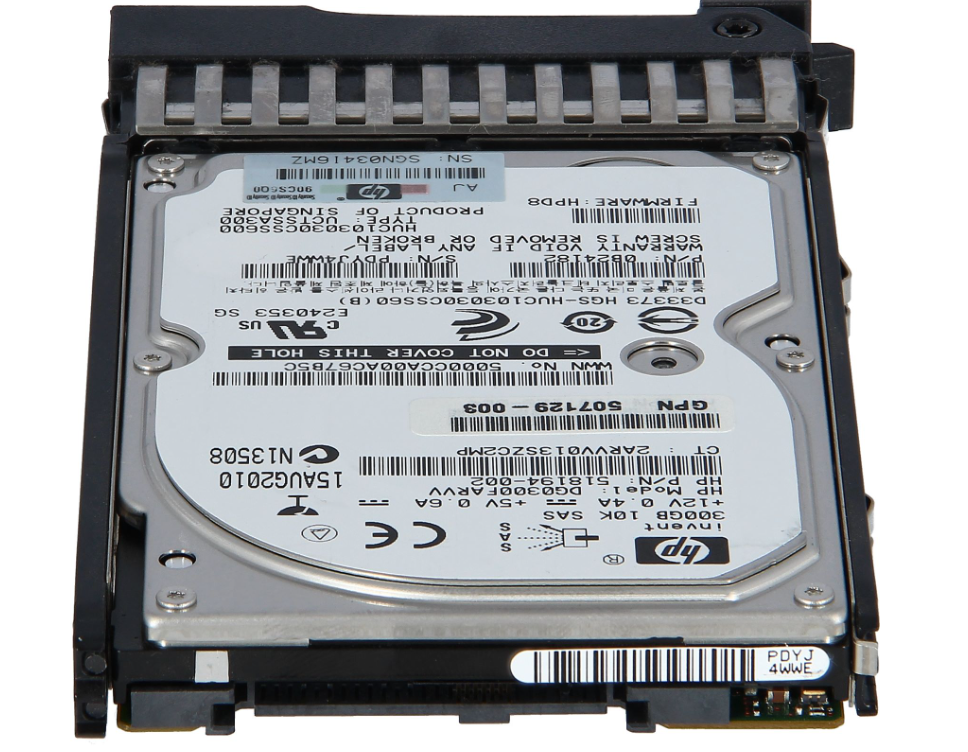 Buy 507284-001  HP 300GB SAS 6G 10K 2.5