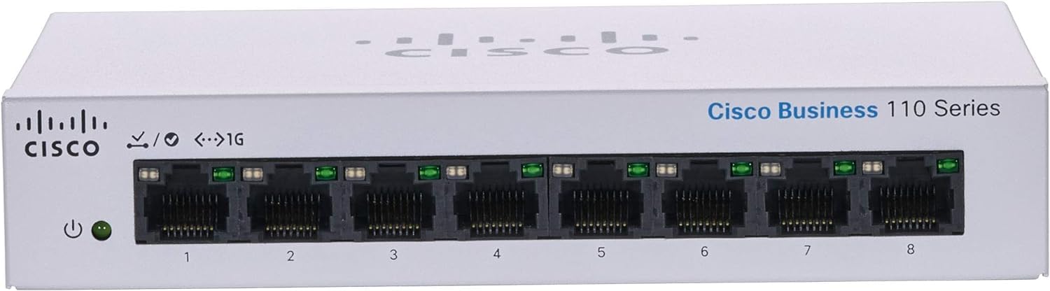 Buy Cisco Business 110 Series 110-8T-D - switch - 8 ports - unmanaged - rack-mountable CBS110-8T-D-CN