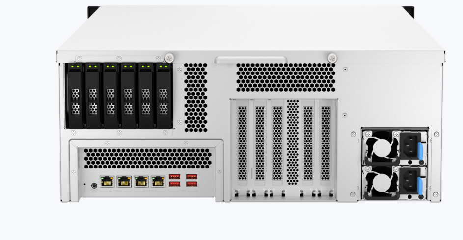 Buy QNAP TS-h3087XU-RP-E2378-64G 30-Bay 4U rackmount NAS