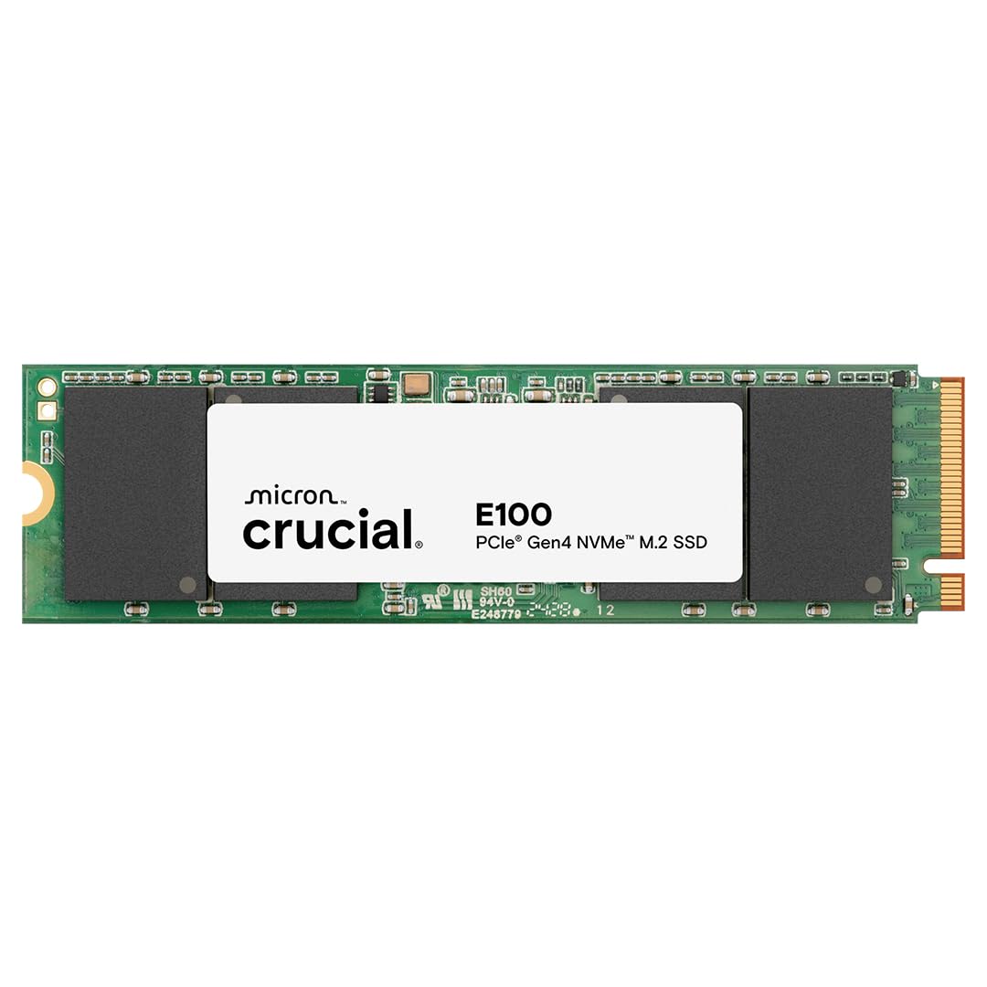 Buy Crucial E100 1TB M.2 NVMe PCIe Gen4 Internal SSD, Up to 5,000MB/s CT1000E100SSD8