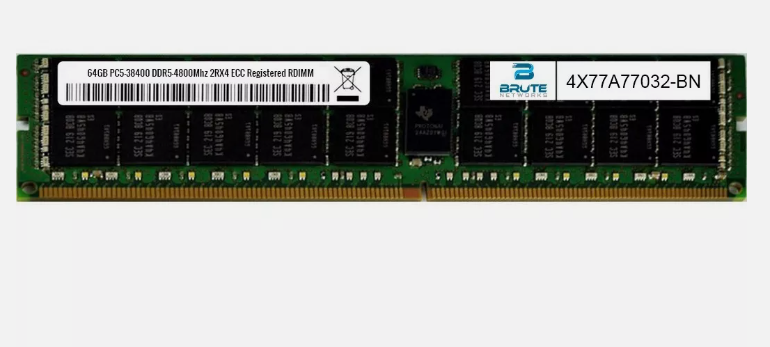 Buy 4X77A77032 ThinkSystem 64GB TruDDR5 4800MHz (2Rx4) 10x4 RDIMM
