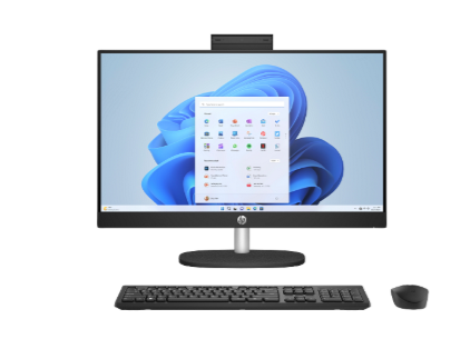 Buy HP AIO 24-cr0316nh i3-1315U 8GB 512GB SSD 23.8 FHD NON-TOUCH SHARED DOS BLACK B73U7EA