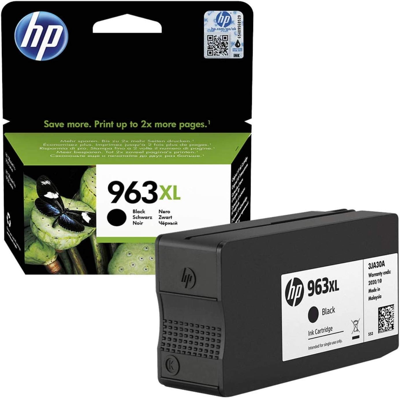 Buy 3JA30AE HP 963XL High Yield Black Original Ink Cartridge