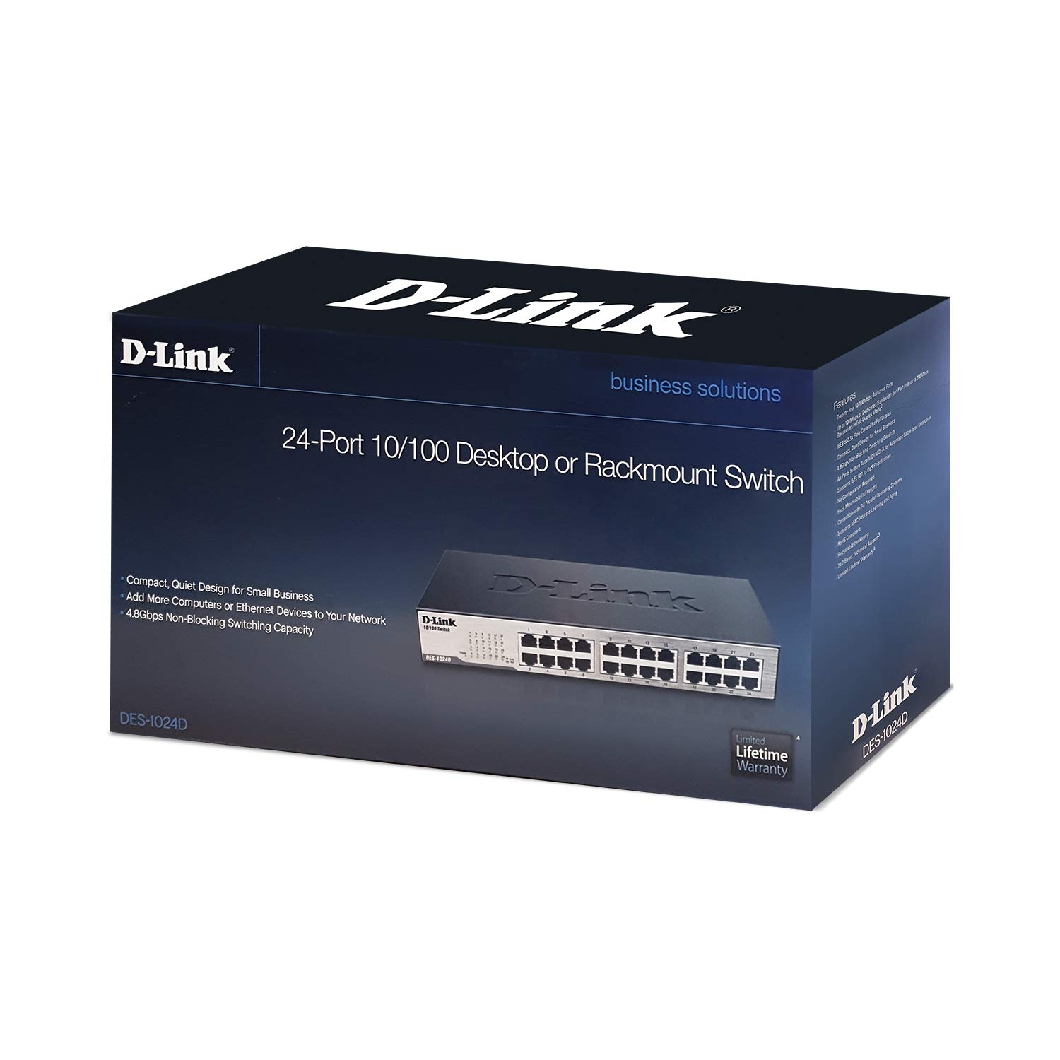 Buy DES-1024D 24-Port Fast Ethernet Unmanaged Desktop Switch