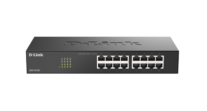 Buy DLINK 16-Port Gigabit Unmanaged Switch DGS1016C