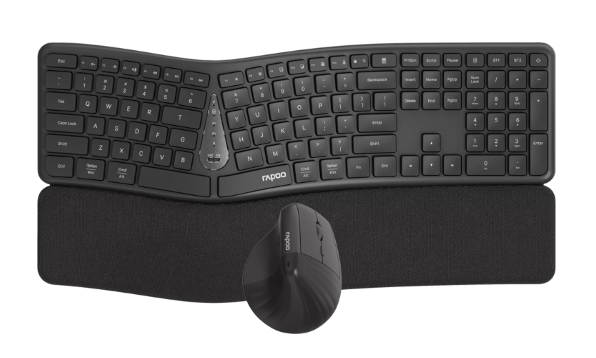 Buy RAPOO 9560M WIRELESS KEYBOARD AND MOUSE COMBO AR DARK GREY