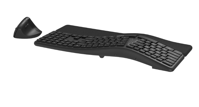 Buy RAPOO 9560M WIRELESS KEYBOARD AND MOUSE COMBO AR DARK GREY