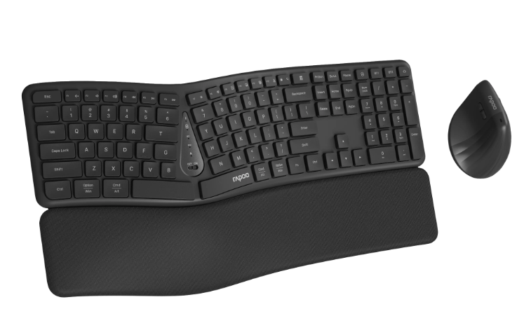 Buy RAPOO 9560M WIRELESS KEYBOARD AND MOUSE COMBO AR DARK GREY