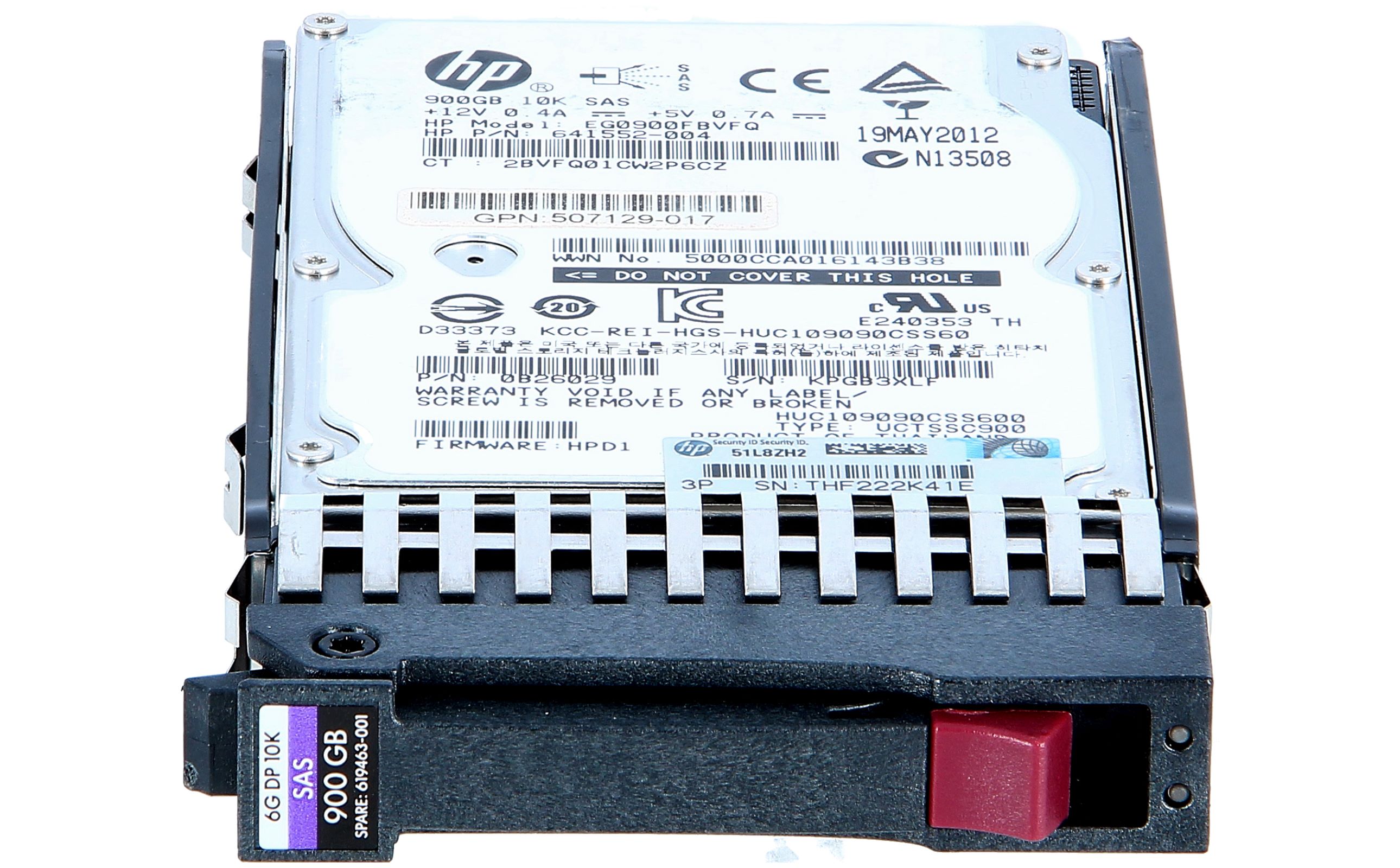 Buy 619291-B21 HP 900GB 6G SAS 10K 2.5in DP ENT HDD