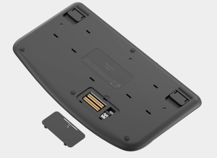 Buy Logitech Keyboard Wireless - Wave Keys English & Arabic (Black) 920-012312