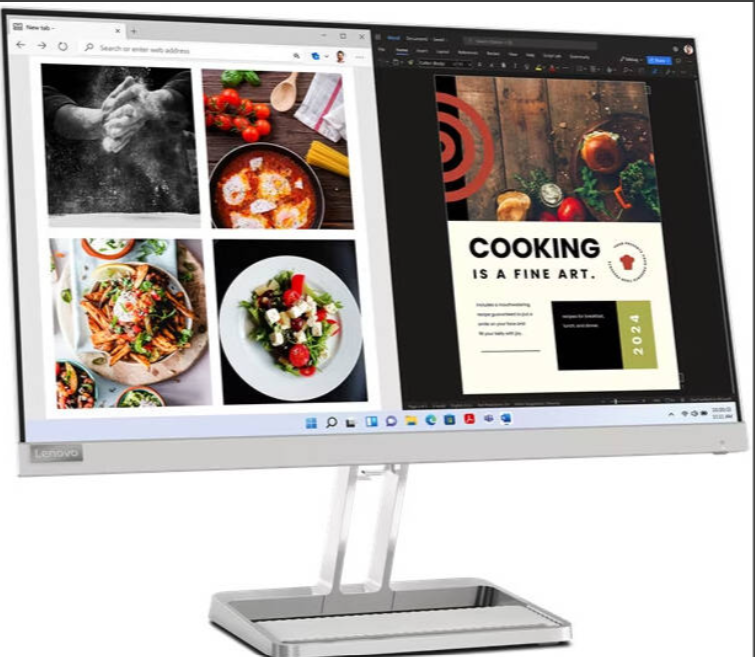 Buy 67A8KAC3AE  LENOVO MONITOR L24i-40/23FHD/VGA+HDMI+Audioout/GR