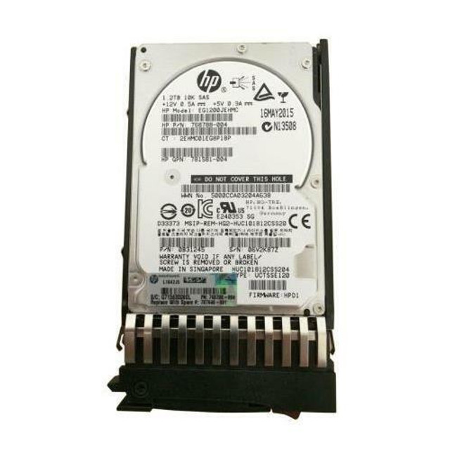 Buy J9F48A HPE MSA 1.2TB 12G SAS 10K 2.5in ENT HDD