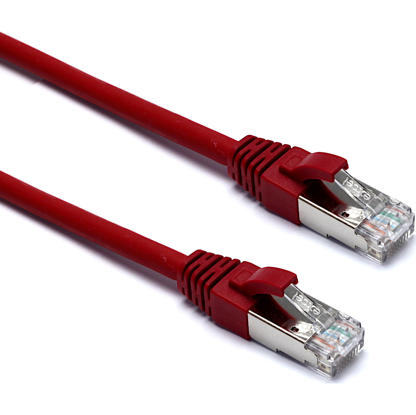 Buy 100-161  EXCEL CAT6a FFTP LSOH PATCH LEAD BOOTED 1M-RED