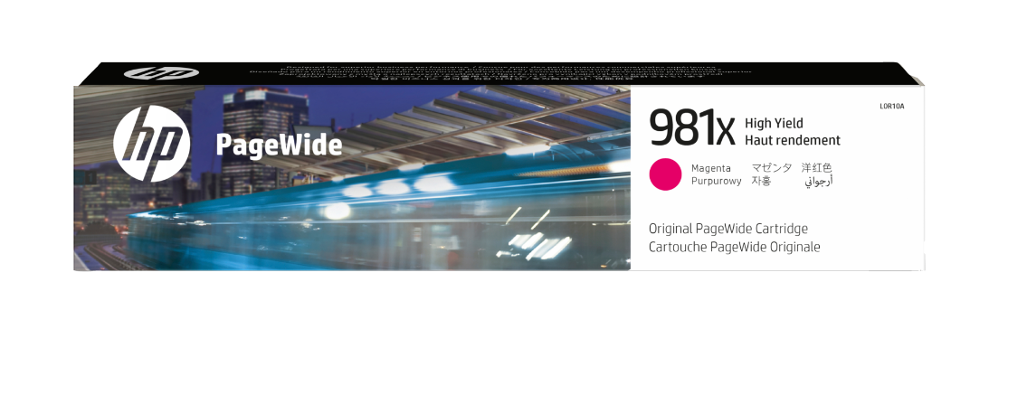Buy L0R10A HP 981X High Yield Magenta Original PageWide Cartridge
