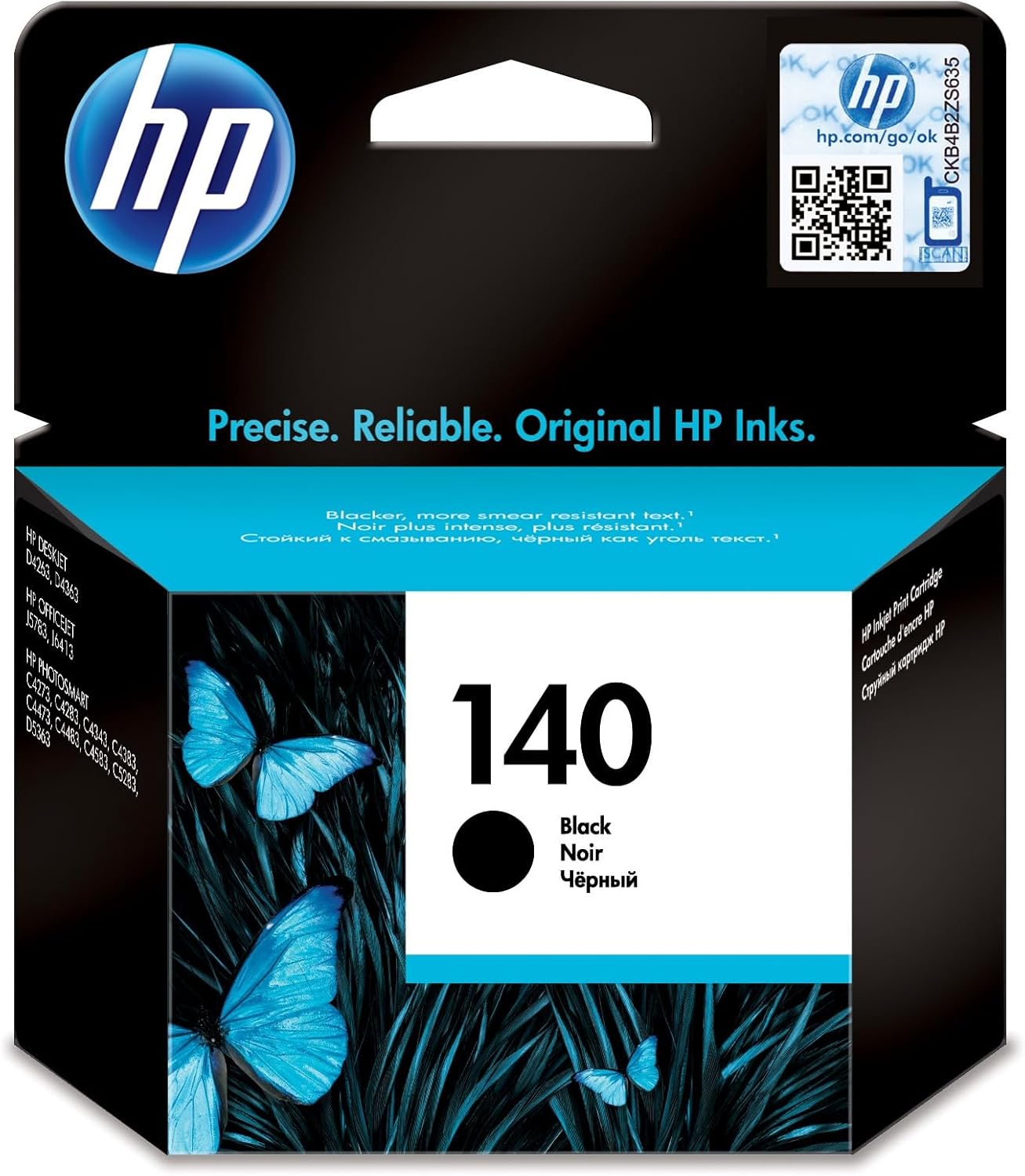 Buy CB335HE HP 140 Black Original Ink Cartridge